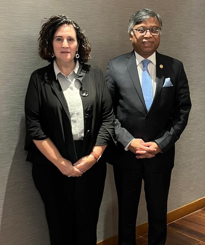 Ambassador Md. Golam Sarwar, Secretary General of SAARC, Meets with Ms. Christine Arab, Regional Director, UN Women, Asia and the Pacific in Bangkok Bangkok, 28 November 2025