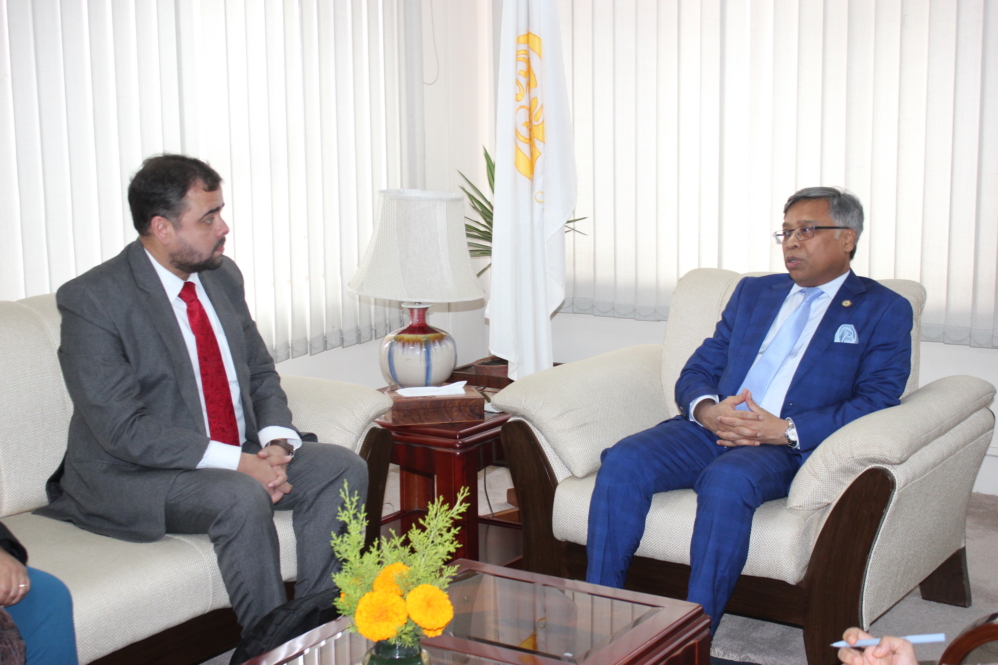 Secretary General welcomes Sri Lankan delegation from the Regional Center for Strategic Studies (RCSS) to the Secretariat  